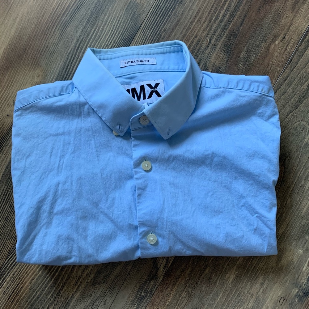 Men's extra slim fit dress shirt